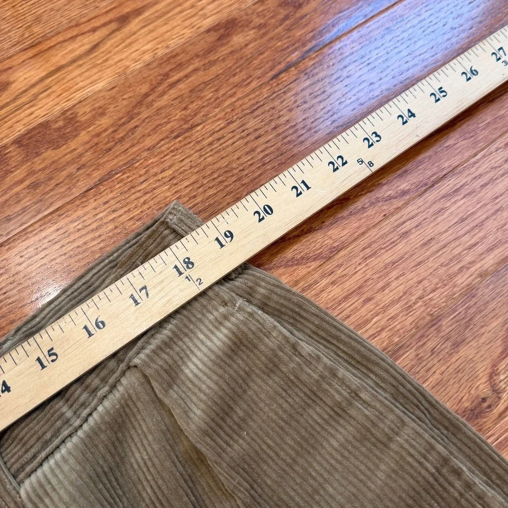 Vintage Polo Ralph Lauren Corduroy Pants Mens 38x30 Brown Pleated Made In USA